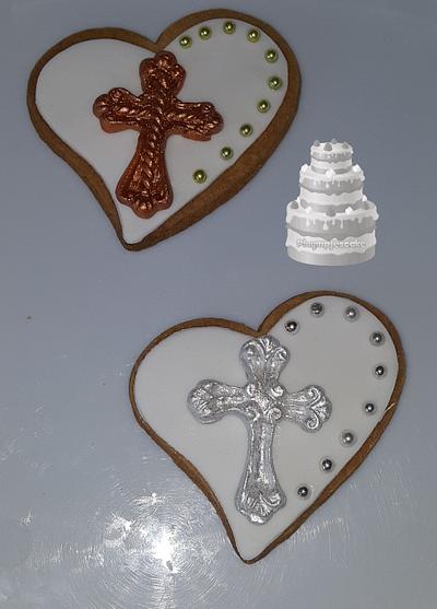 Communion or Christening cookies. - Cake by Pluympjescake
