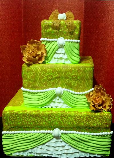 When the going gets tough, the tough go green - Cake by Ancy