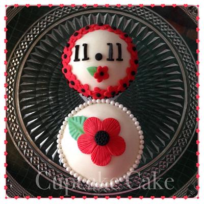 Remembrance Cupcakes  - Cake by Gemma Deal