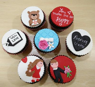 Valentines day cupcakes! - Cake by Handmade Happiness
