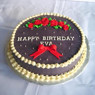 Purple Birthday Cake - Cake by amie