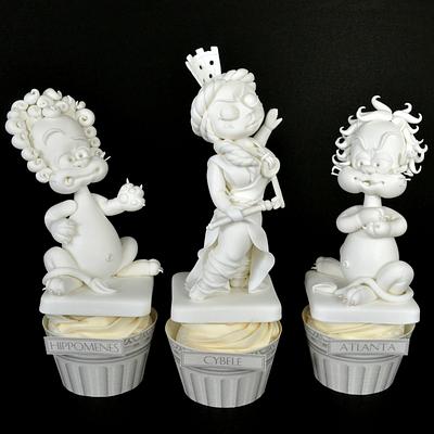 Cupcakes Cybele, Atalanta and Hippomenes - Cake by Un Cupcake, l'Addition !