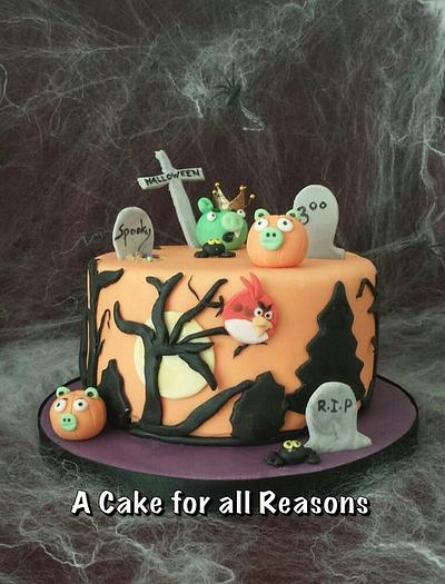 Angry Birds Halloween - Cake by Dawn Wells