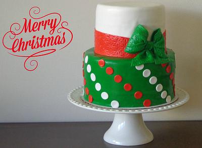 Christmas Cake - Cake by SweetCakesbyDari