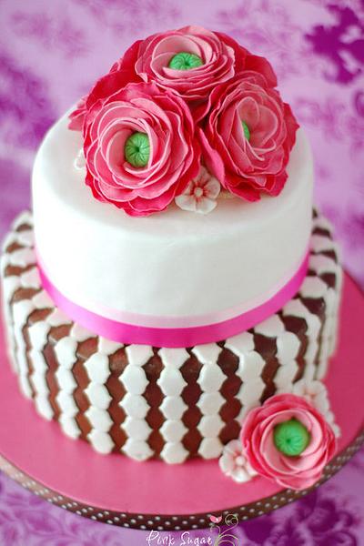 Ranunculus cake - Cake by Kessy