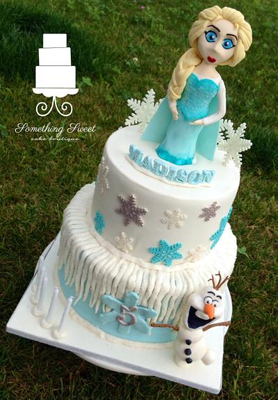 Frozen Elsa cake - Cake by Something Sweet