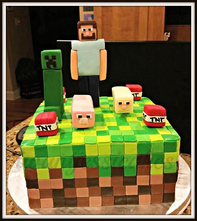 minecraft - Cake by Jessica Chase Avila