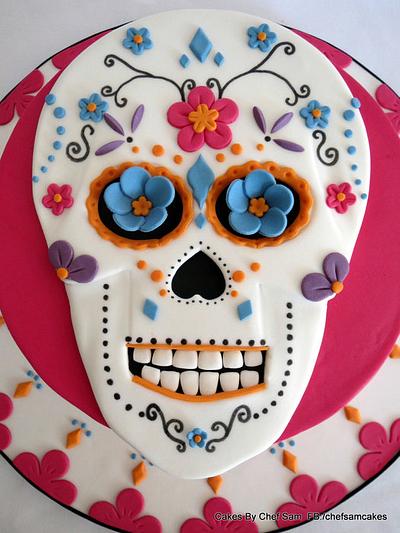 Day of the Dead birthday cake - Cake by chefsam