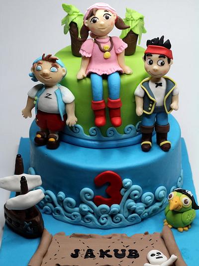 Jake and the Never Land Pirates Birthday Cake - Cake by Beatrice Maria