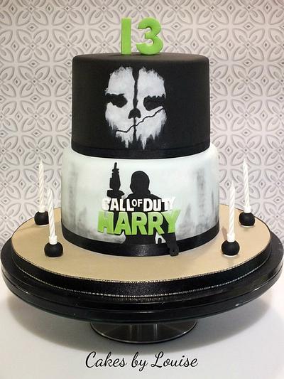 Call of Duty - Cake by Louise Jackson Cake Design
