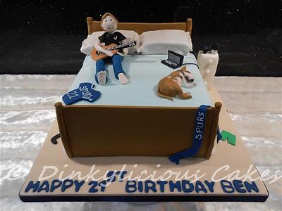 21st birthday cake - Cake by Dinkylicious Cakes