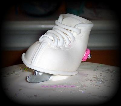 Pink Ice Skating  - Cake by Sweet Heaven Cakes