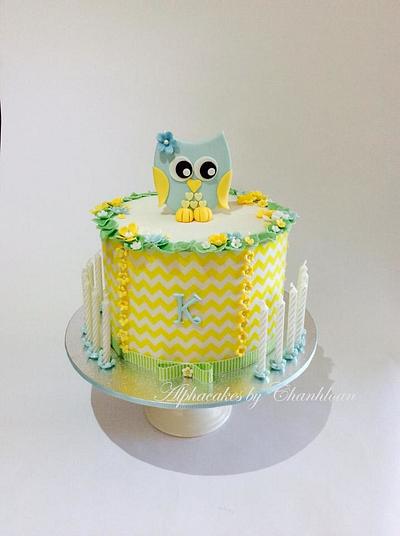 Owl cake - Cake by AlphacakesbyLoan 