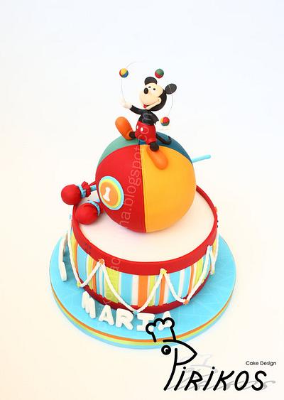 Mickey, the juggler - Cake by Pirikos, Cake Design
