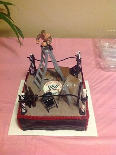 WWE Birthday Cake - Cake by Debi Fitzgerald