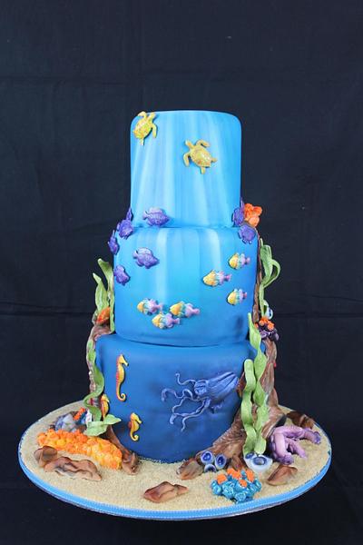 Great Barrier reef  - Cake by Dawn Butler 