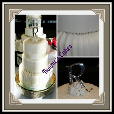 Wedding display cake - Cake by Rosalynne Rogers