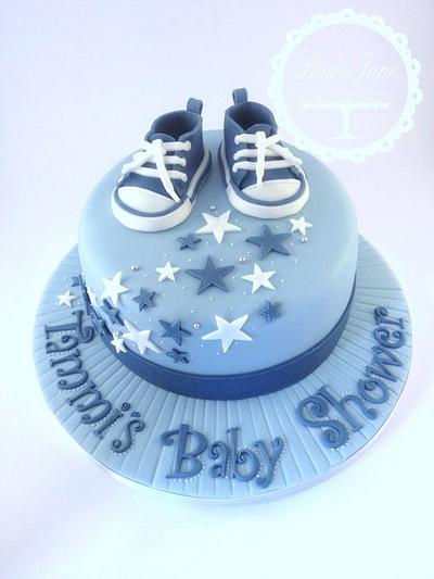 Boys Baby Shower - Cake by Laura Davis