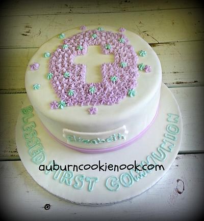 First Communion Cake - Cake by Cookie Nook