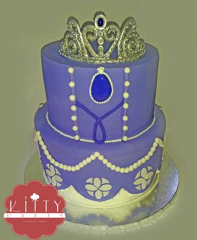Sofia the first  - Cake by Crys 