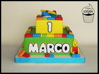 Lego cake  - Cake by mariella