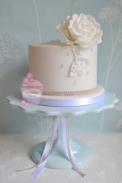 Diamond wedding - Cake by Amanda Earl Cake Design