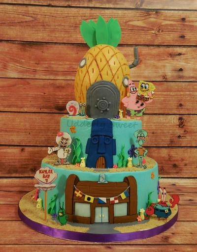 Who Lives In A Pineapple Under The Sea?! - Cake by Michelle