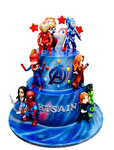 Avengers Superheroes Cake - Cake by The House of Cakes Dubai