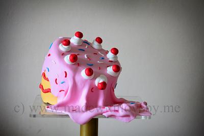 Drippy, dippy whimsical cake - Cake by Hannah