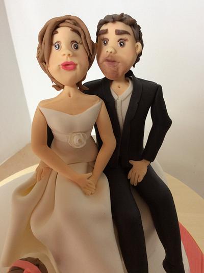 Bride&groom  - Cake by Cinta Barrera