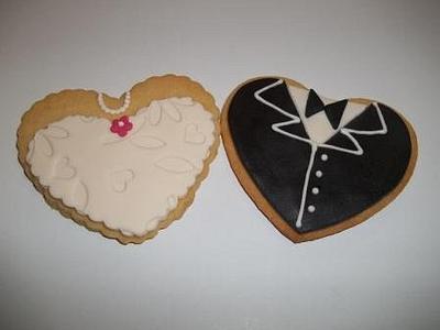 Wedding Cookies - Cake by N&N Cakes (Rodette De La O)