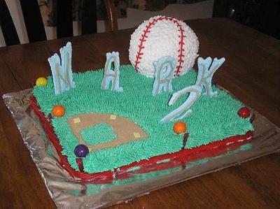 batter up - Cake by Barbara D.