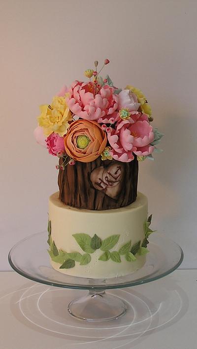Forest wedding - Cake by Louisa Massignani
