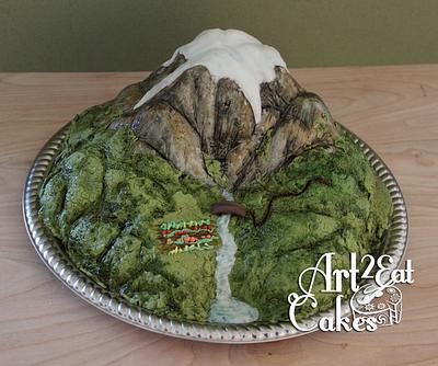 Mt. Mini Birthday Cake - Cake by Heather -Art2Eat Cakes- Sherman