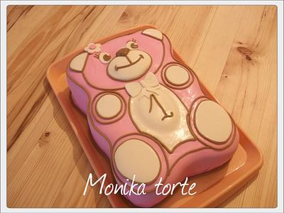 Pink Teddy - Cake by Mihic Monika