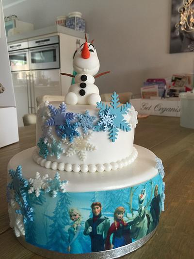Frozen Olaf Cake - Cake by Leuketaartjes