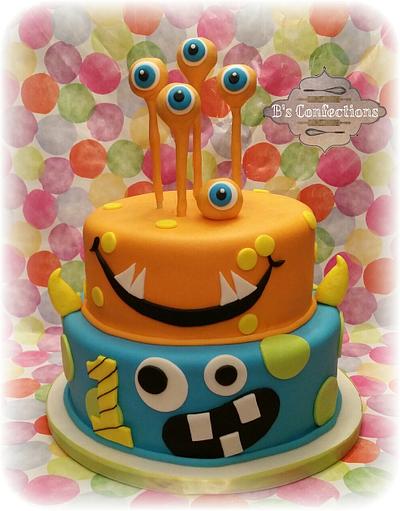Monster set - Cake by bconfections