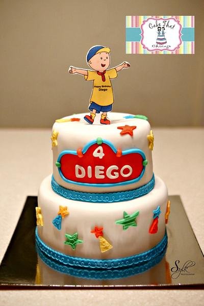 Caillou Birthday Cake - Cake by Genel