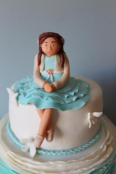 Bolo 1ª Comunhão de menina - Cake by Arte docinha - cake design 