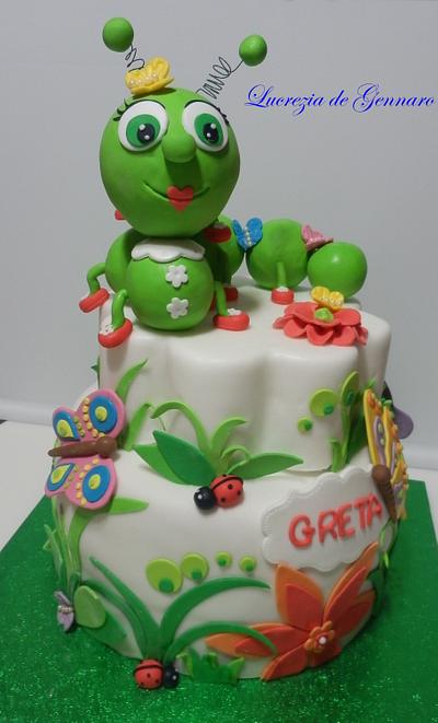 caterpillar cake - Cake by sweet_sugar_crazy