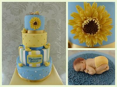 Sunflower Baby. - Cake by Firefly India by Pavani Kaur