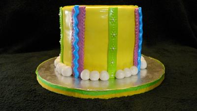 Crazy stripes - Cake by Laurie