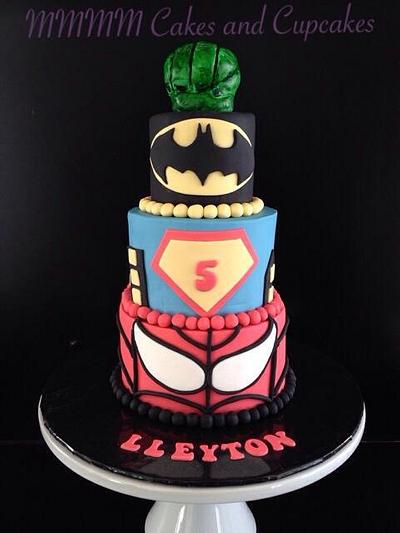 SuperHero - Cake by Mmmm cakes and cupcakes