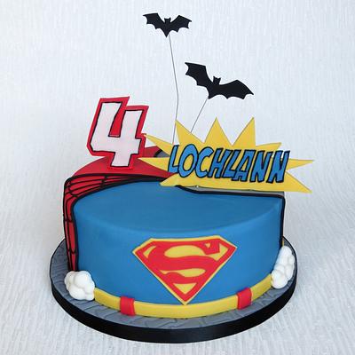 Superhero cake - Cake by Pam 