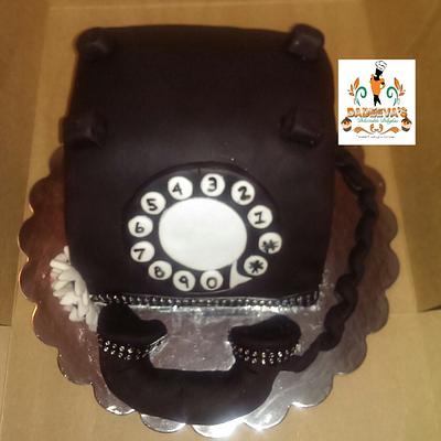 Vintage Telephone Cake - Cake by dadeeva