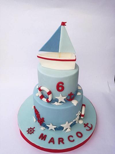 boat cake - Cake by Mariana Frascella