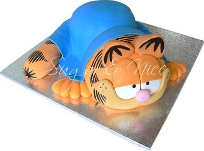 3D Garfield Cake - Cake by Cara Maartens