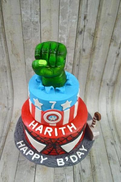 Avengers Cake - Cake by Senthil