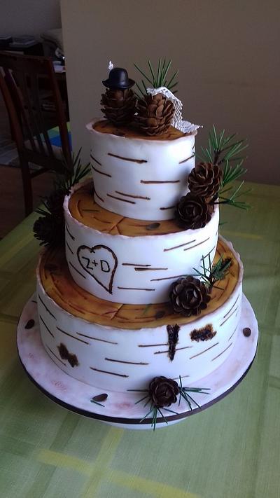 wedding cake - Cake by anka
