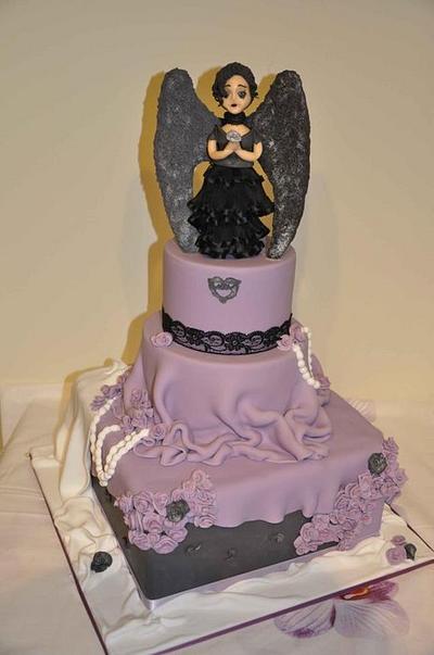 My gothic angel - Cake by La mia fetta di torta